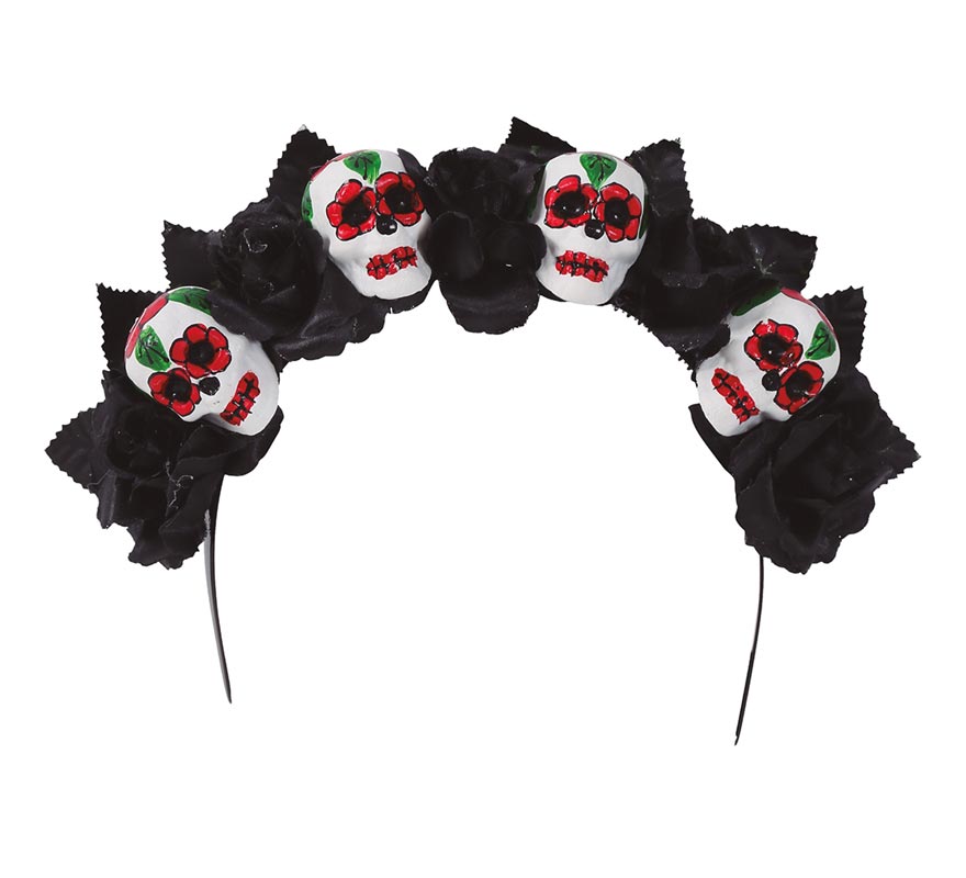 Diadema con 4 Calaveras