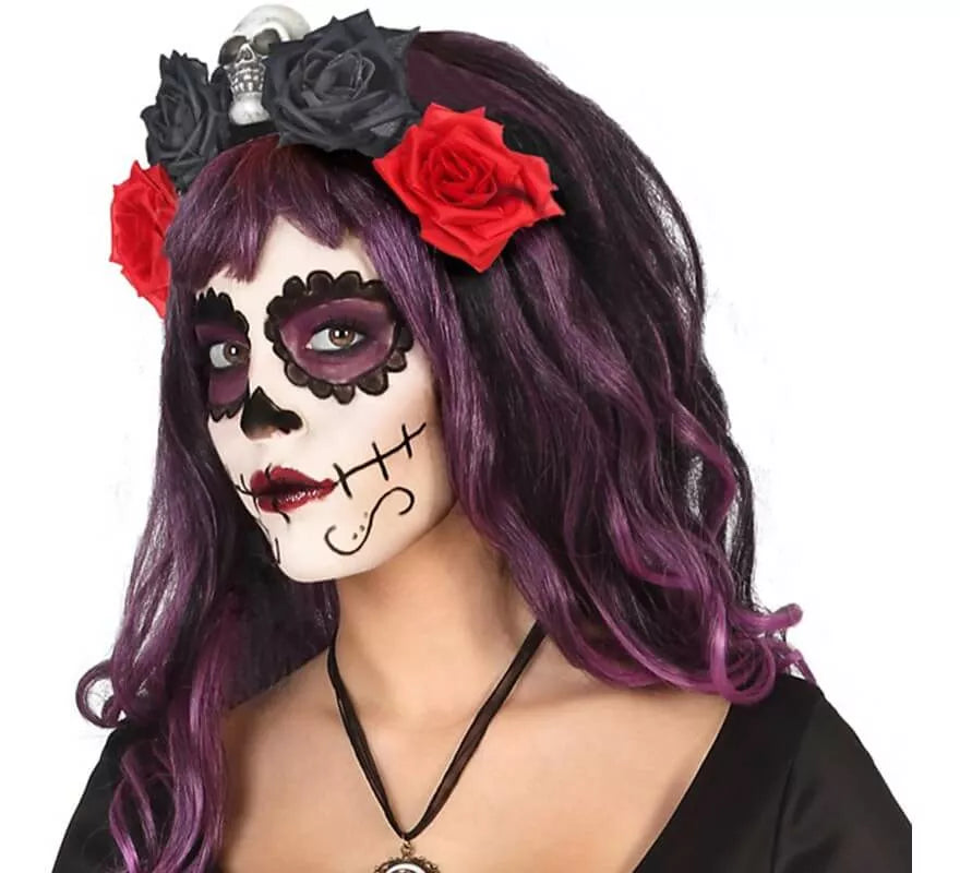 Translation missing: pt-PT.Diadema con Calavera y Flores