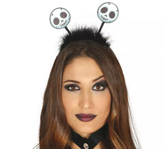Tiara com caveiras
