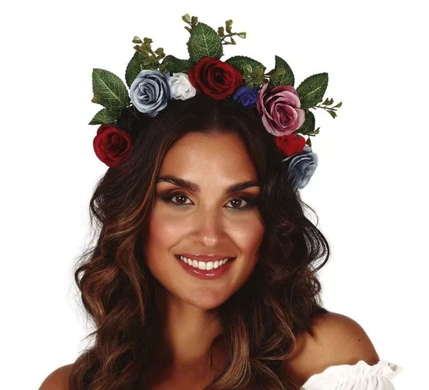 Translation missing: pt-PT.Diadema con Flores y Hojas
