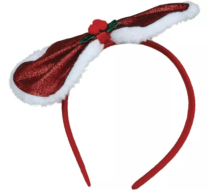 Translation missing: pt-PT.Diadema con Lazo Navideño y Acebo