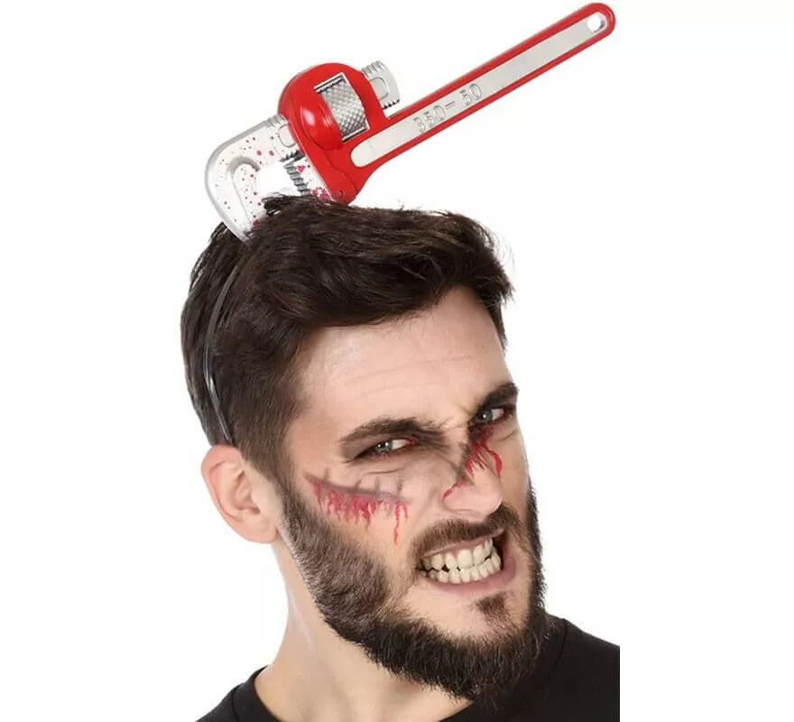 Translation missing: pt-PT.Diadema con Llave Inglesa Roja 28 cm