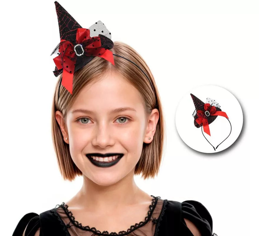 Translation missing: pt-PT.Diadema con Sombrero de Bruja Infantil