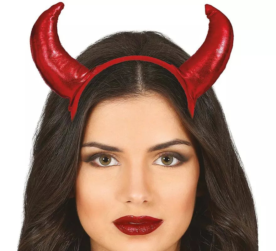 Translation missing: pt-PT.Diadema Cuernos Demonio roja