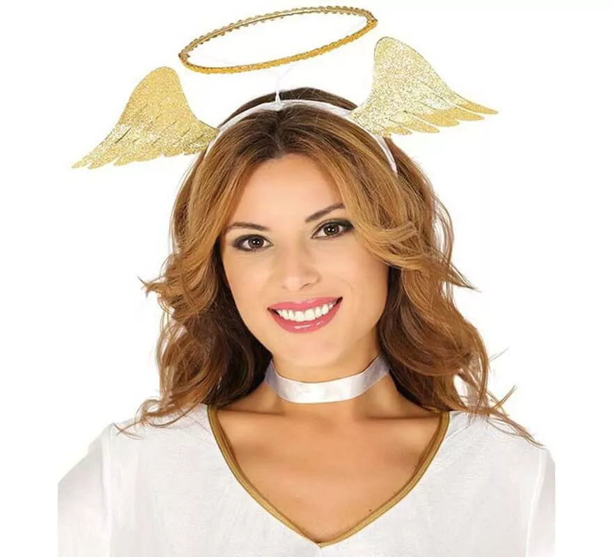 Translation missing: pt-PT.Diadema de Ángel con Alas y Halo