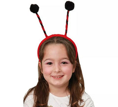 Tiara de antena joaninha