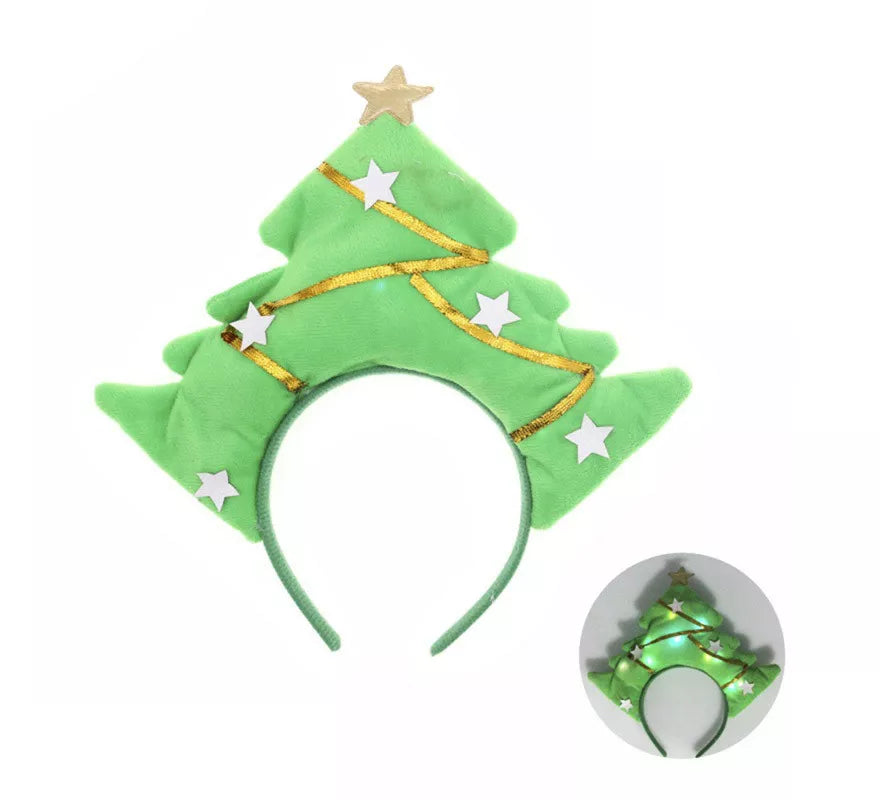 Translation missing: pt-PT.Diadema de Árbol de Navidad con Luz