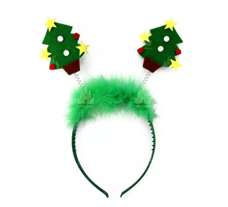 Translation missing: pt-PT.Diadema de Árbol de Navidad estrellas amarillas