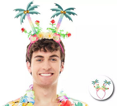 Tiara floral de coqueiros