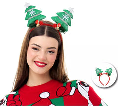 Tiara de árvore de Natal verde 3D
