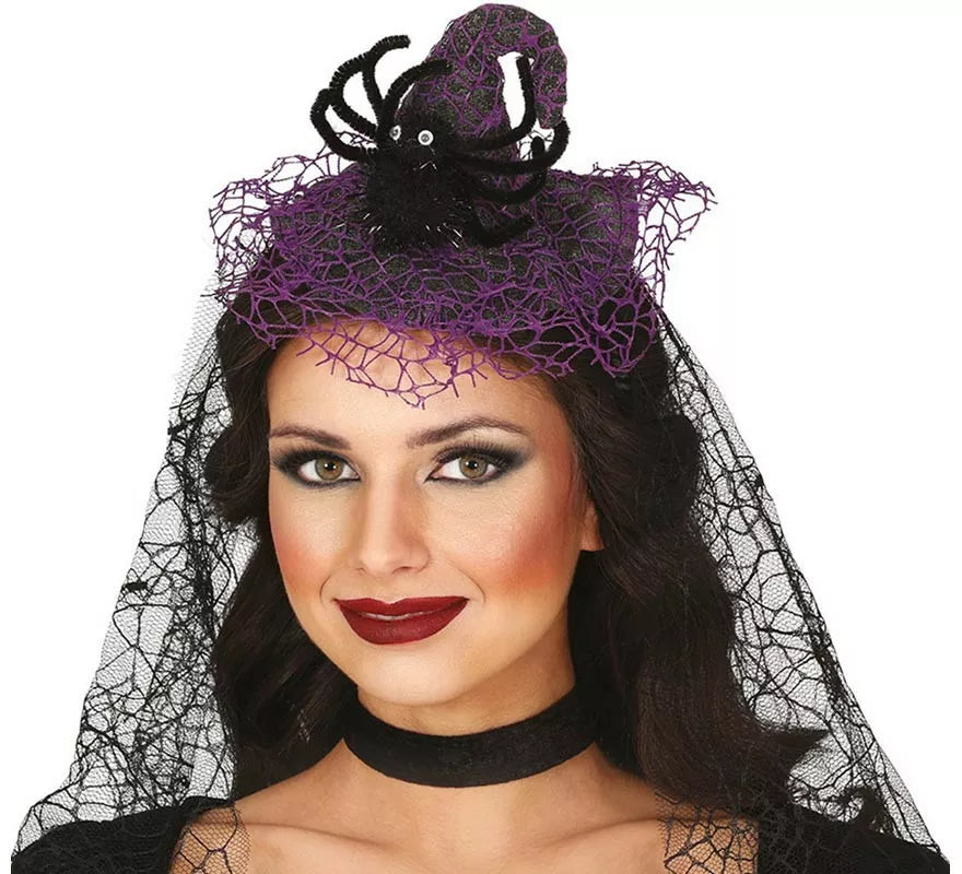 Translation missing: pt-PT.Diadema de Bruja con Velo