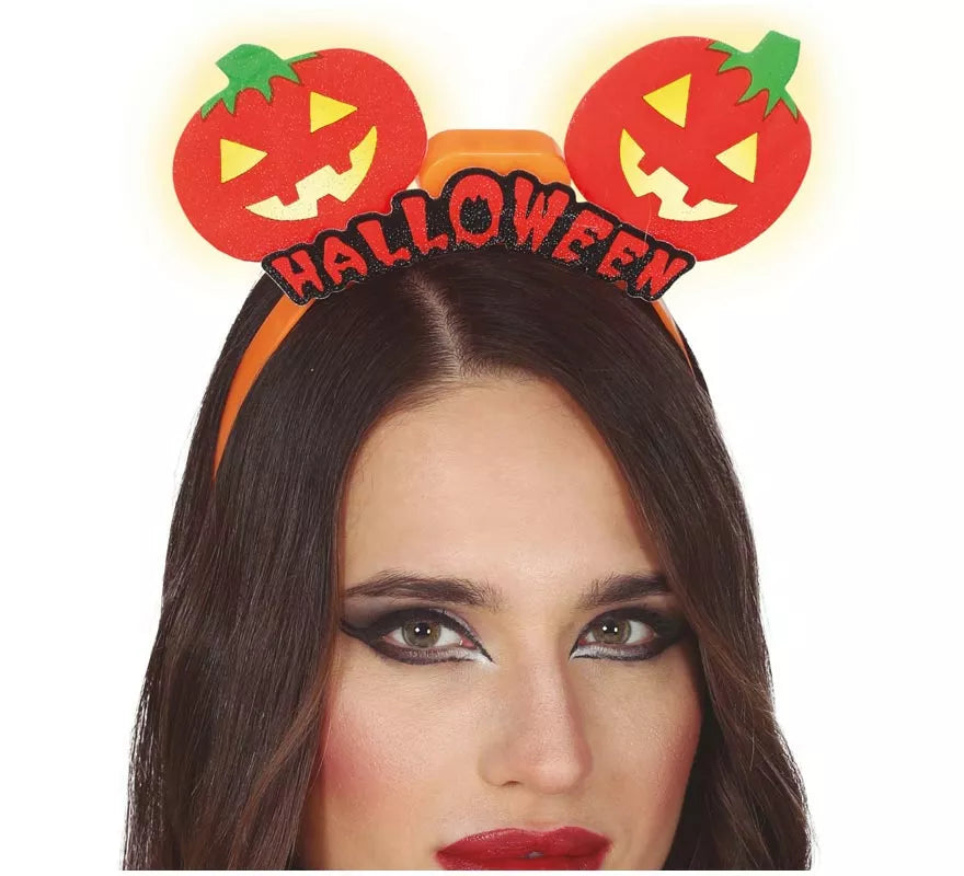 Translation missing: pt-PT.Diadema de Calabazas con Luz