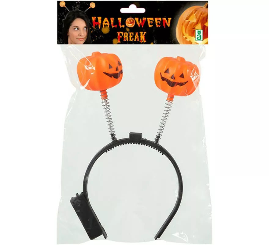 Translation missing: pt-PT.Diadema de Calabazas con Luz 31X19 cm