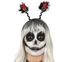 Diadema de caveira com coroa