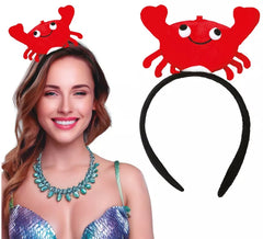 Tiara de cabeça de caranguejo