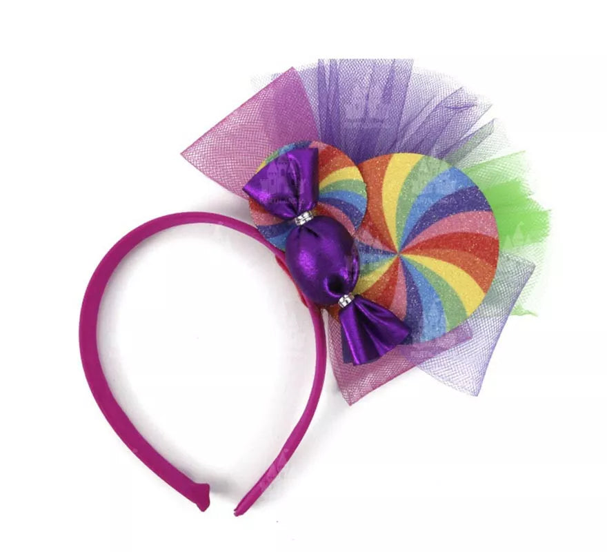 Translation missing: pt-PT.Diadema de Caramelo multicolor