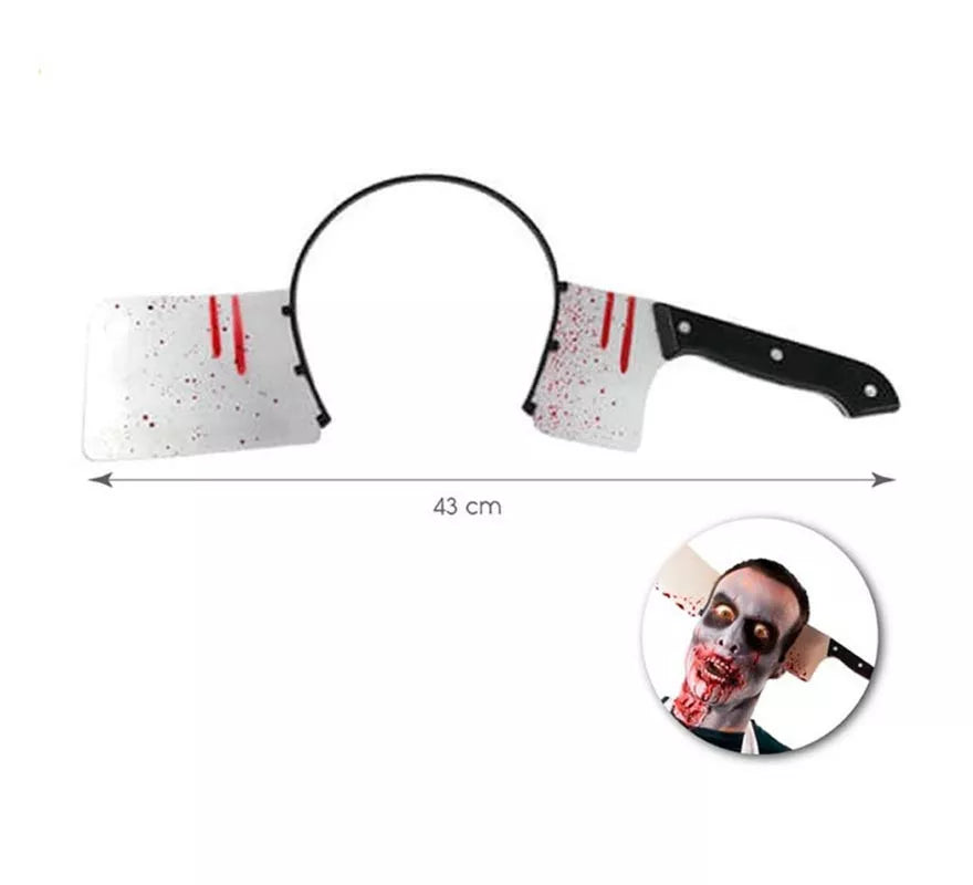 Translation missing: pt-PT.Diadema de Cuchillo Carnicero con sangre