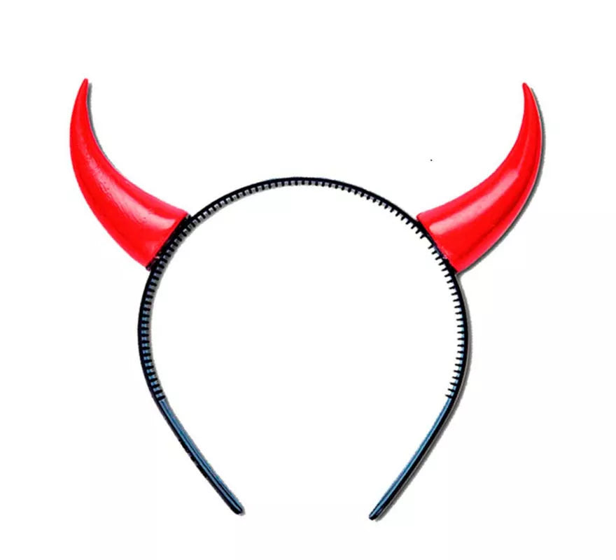 Diadema de Demonio rojo vibrante