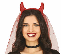 Tiara Diabo Vil com Véu