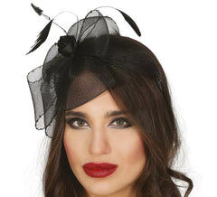 Tiara de Flor Negra