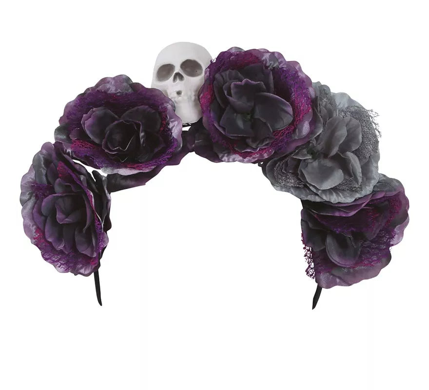 Translation missing: pt-PT.Diadema de Flores Grises