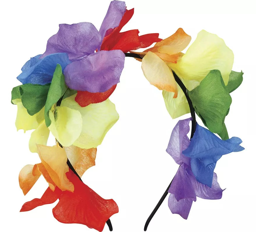 Diadema de Flores multicolor
