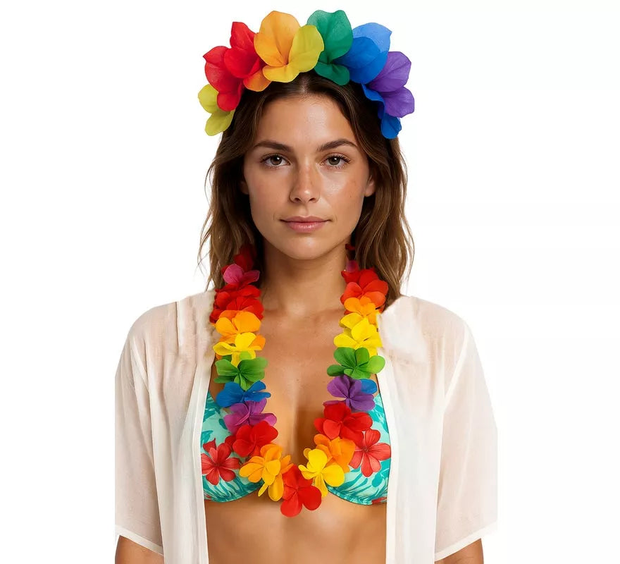 Translation missing: pt-PT.Diadema de Flores multicolor