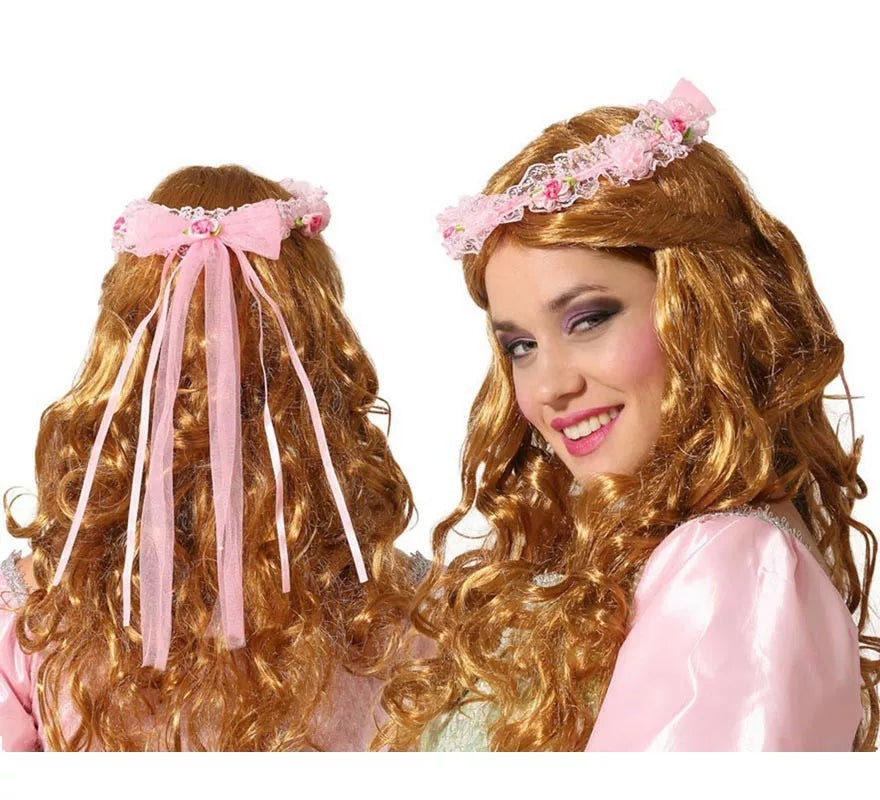 Translation missing: pt-PT.Diadema de Flores Rosa