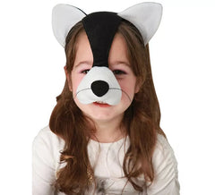 Tiara de gato com focinho