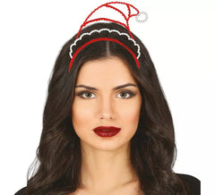 Tiara de chapéu Elfa com borda de metal