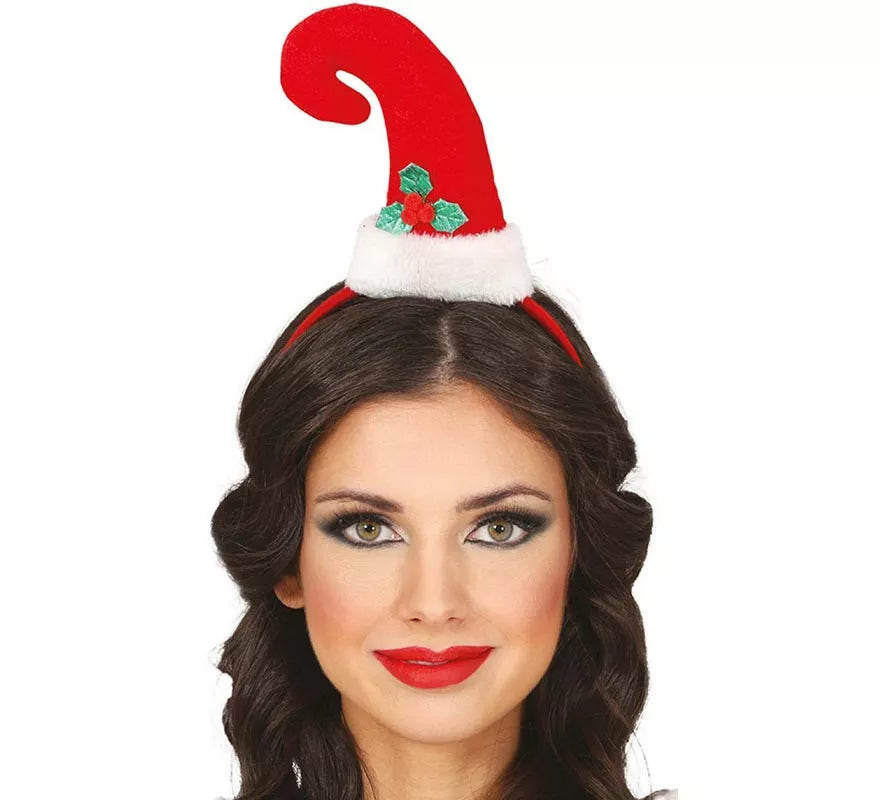 Translation missing: pt-PT.Diadema de Gorro Papá Noel rojo