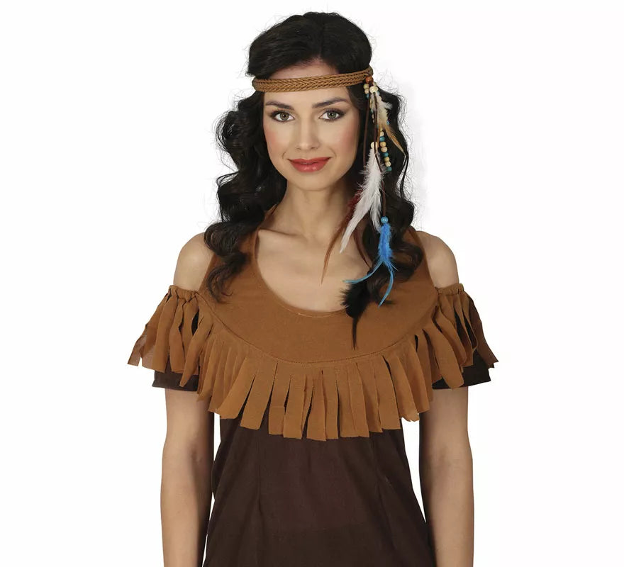 Translation missing: pt-PT.Diadema de Indio con plumas adulto