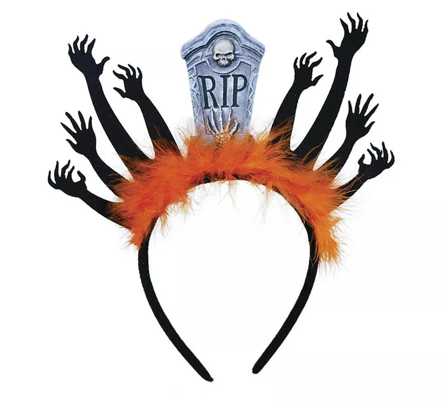 Translation missing: pt-PT.Diadema de Lápida con Zombies