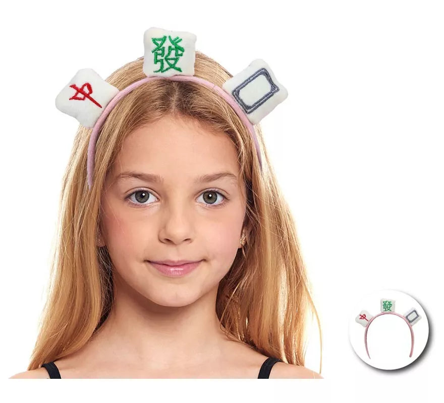 Translation missing: pt-PT.Diadema de Mahjong de peluche infantil