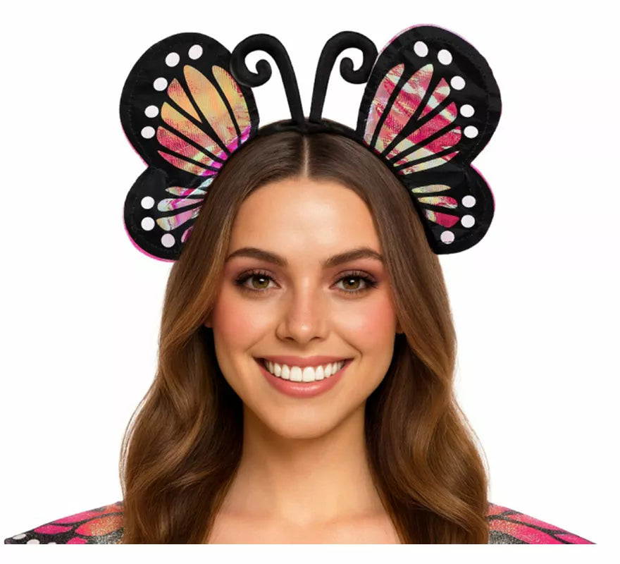 Translation missing: pt-PT.Diadema de Mariposas en colores surtidos