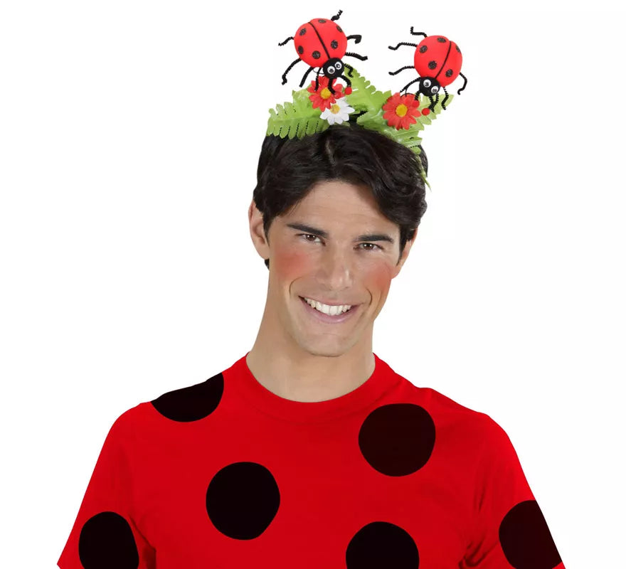 Translation missing: pt-PT.Diadema de Mariquitas con Flores