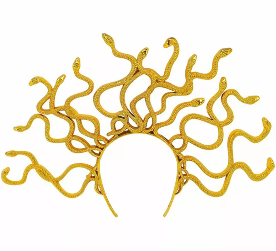 Translation missing: pt-PT.Diadema de Medusa dorada