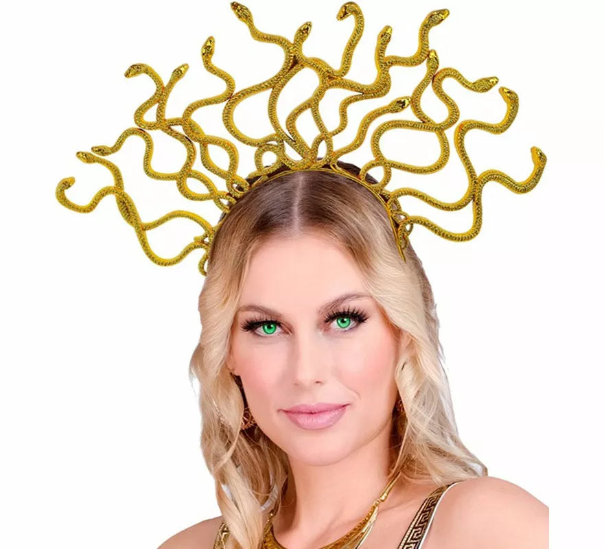 Translation missing: pt-PT.Diadema de Medusa dorada