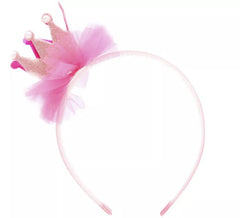 Tiara Mini Coroa Rosa