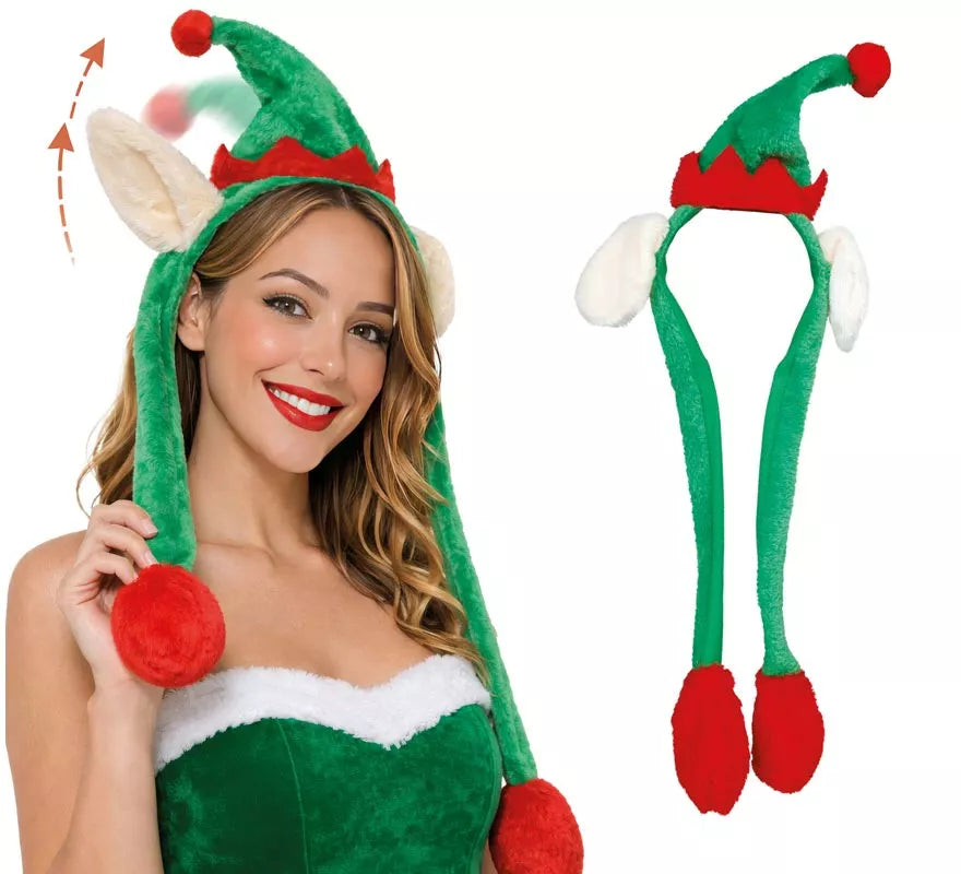 Translation missing: pt-PT.Diadema de Minisombrero de Elfo con Movimiento de 66 cm