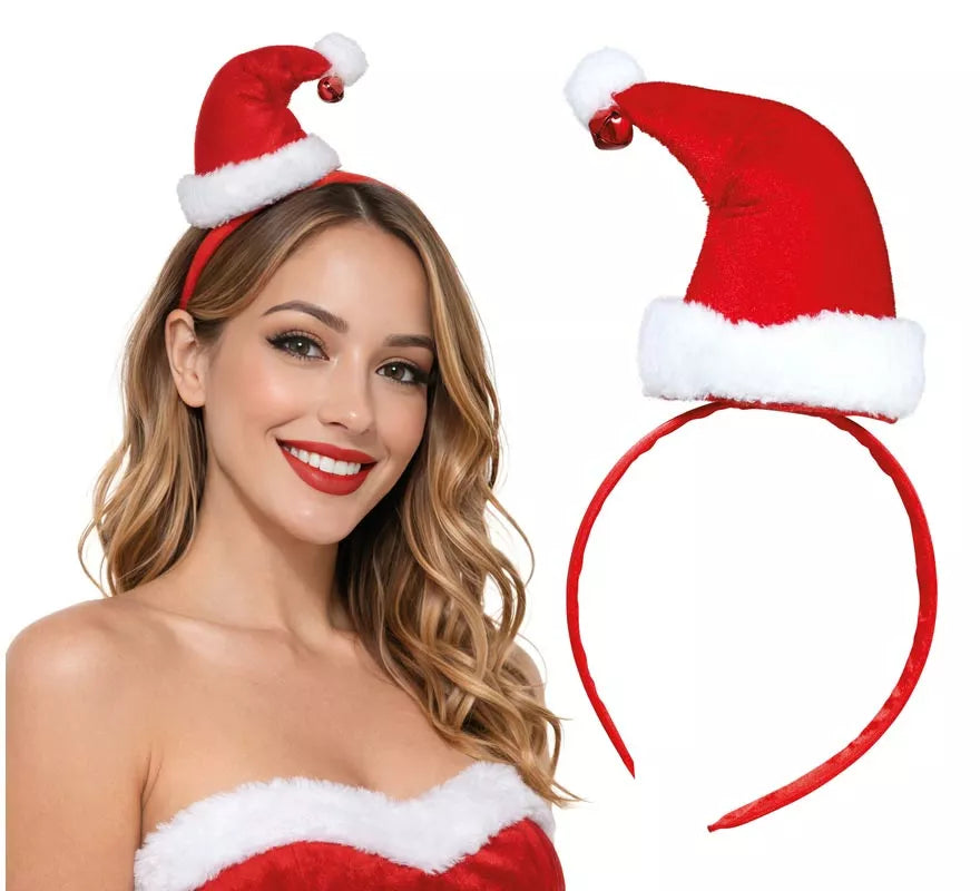 Diadema de Minisombrero de Papá Noel