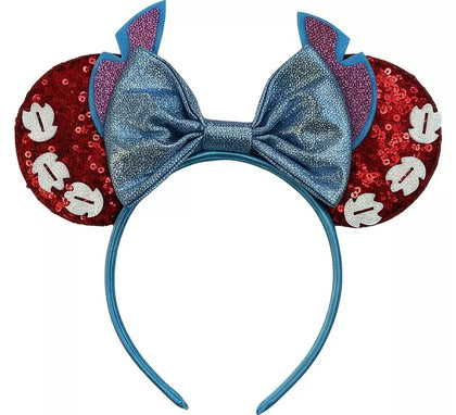 Diadema de Monstruito azul con Orejas de Ratoncita