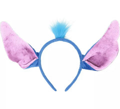 Tiara de Monstro Azul com Cabelo