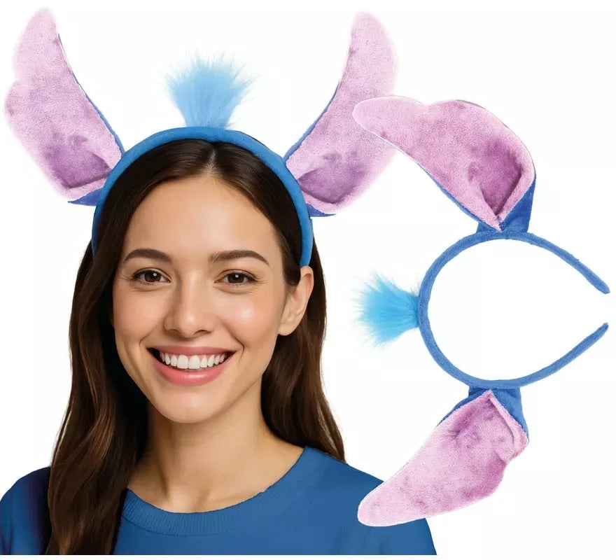 Translation missing: pt-PT.Diadema de Monstruito azul con Pelo
