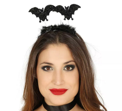 Diadema de Murciélagos con Marabú negro