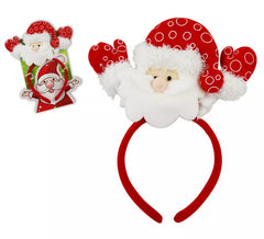 Tiara de Papai Noel com as Mãos