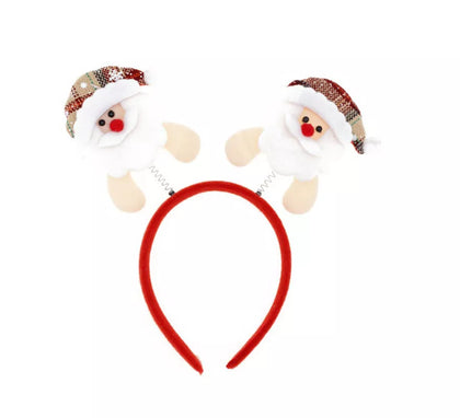 Diadema de Papá Noel con Muelles