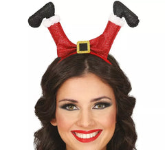Tiara de pernas de Papai Noel