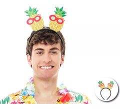 Tiara de abacaxi tropical