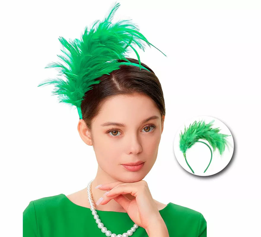 Translation missing: pt-PT.Diadema de Plumas Años 20 en varios colores